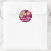 Chrysanthema Wedding Gift Bedankt Stickers (Tas)