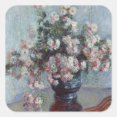 Chrysanthemae Vierkante Sticker (Voorkant)