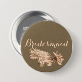 Chrysanthema's in een Button met flesbriefopener (Voorkant /achterkant)