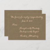 Chrysanthema's in een fles RSVP-kaarten RSVP Kaartje (Voorkant / Achterkant)