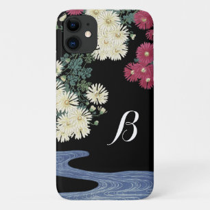 Chrysanthema's, stromend water, Japanse Floral Case-Mate iPhone Case
