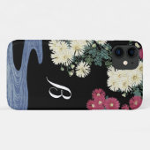 Chrysanthema's, stromend water, Japanse Floral Case-Mate iPhone Case (Achterkant (horizontaal))