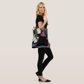 Chrysanthema's, stromend water, Japanse Floral Tote Bag (Op model)