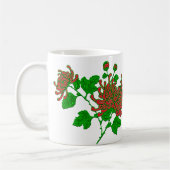 Chrysanthema's van de Chinese spin in Deep Red Koffiemok (Links)