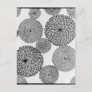 Chrysanthema's van de Japanse School Briefkaart