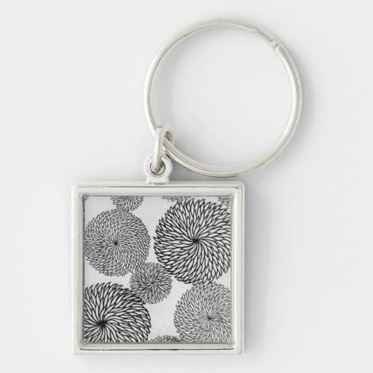 Chrysanthema's van de Japanse School Sleutelhanger (Voorkant)