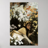 Chrysanthema's van James Tissot Fine Art Print (Voorkant)