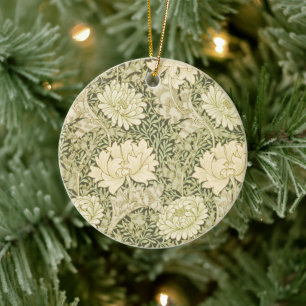 Chrysanthemen door William Morris, Vintage Kunst Keramisch Ornament