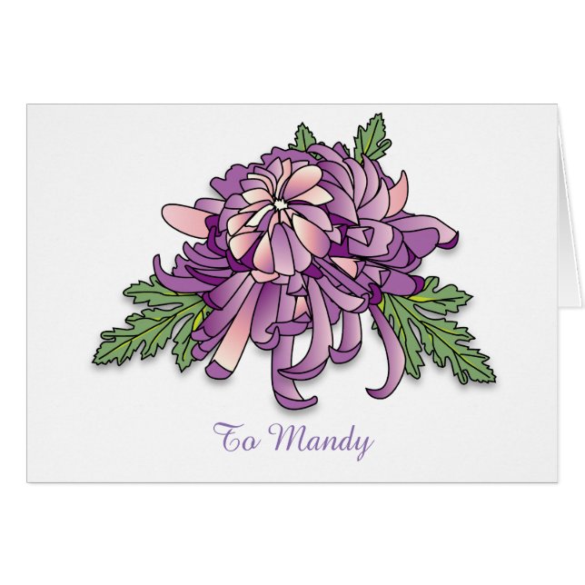 Chrysanthemum (Voorkant Horizontaal)