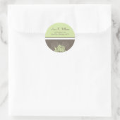 Chrysanthemum Adreslabel/Favor Sticker (Tas)