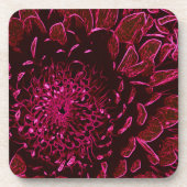 Chrysanthemum Bier Onderzetter (Voorkant)