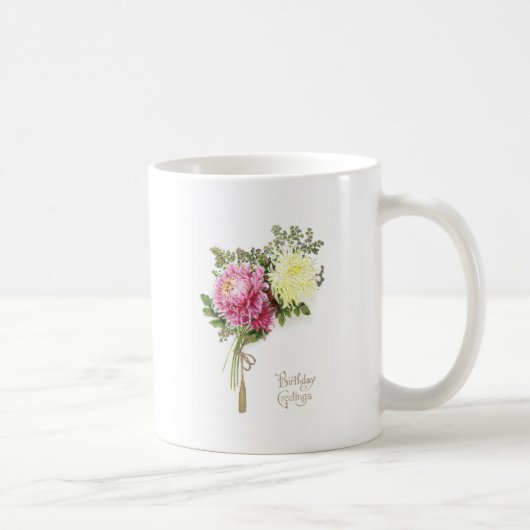 Chrysanthemum Birthday Koffiemok (Rechts)