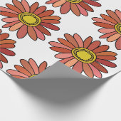 Chrysanthemum Bloem Bloemen Chrysanthemum Cadeaupapier (Hoek)