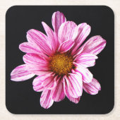 Chrysanthemum Bloem coastercnm Kartonnen Onderzetters (Voorkant)
