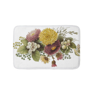 Chrysanthemum Bloem Mum Floral Badmat