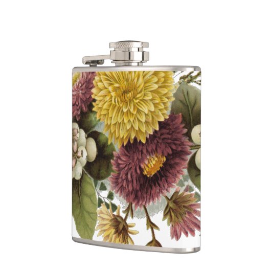 Chrysanthemum Bloem Mum Floral Heupfles (Links)
