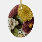 Chrysanthemum Bloem Mum Floral Keramisch Ornament (Rechts)