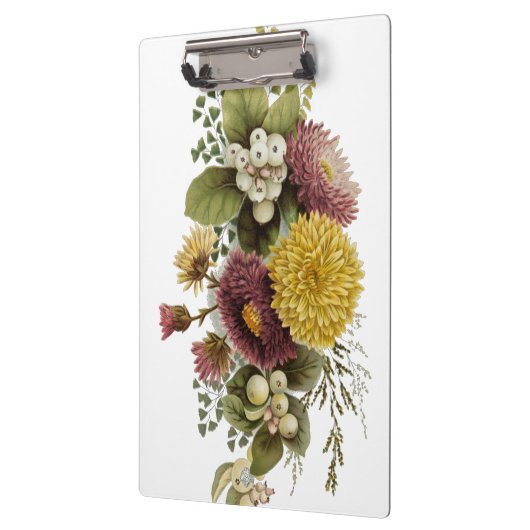 Chrysanthemum Bloem Mum Floral Klembord (Links)