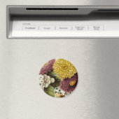 Chrysanthemum Bloem Mum Floral Magneet (Insitu (Vaatwasser))