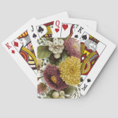 Chrysanthemum Bloem Mum Floral Pokerkaarten (Achterkant)