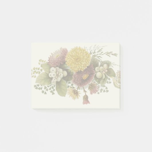Chrysanthemum Bloem Mum Floral Post-it® Notes (Voorkant)