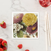 Chrysanthemum Bloem Mum Floral Servet (Insitu)