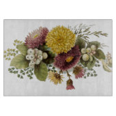 Chrysanthemum Bloem Mum Floral Snijplank (Voorkant)