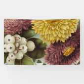 Chrysanthemum Bloem Mum Floral Spandoek (Horizontaal)