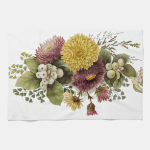 Chrysanthemum Bloem Mum Floral Theedoek