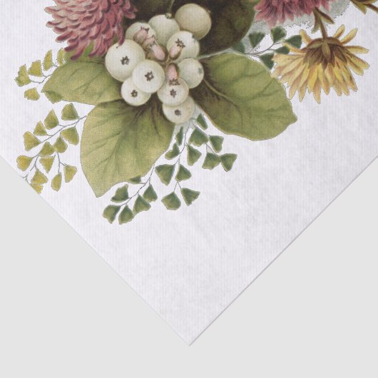 Chrysanthemum Bloem Mum Floral Tissuepapier (Detail)