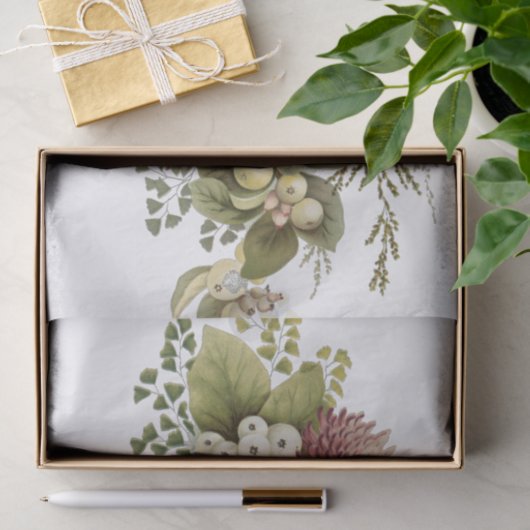 Chrysanthemum Bloem Mum Floral Tissuepapier (Geschenk)