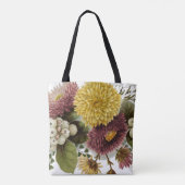 Chrysanthemum Bloem Mum Floral Tote Bag (Achterkant)
