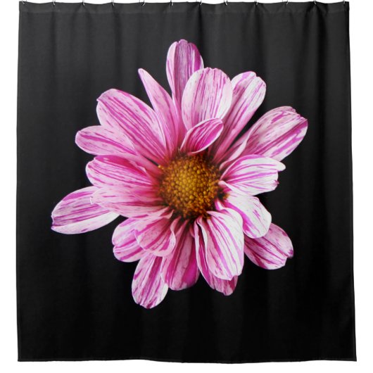 Chrysanthemum Bloem sccnm Douchegordijn (Voorkant)