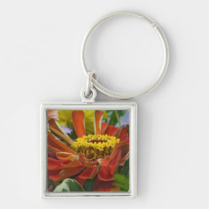 Chrysanthemum bloem sleutelhanger