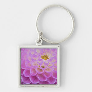 Chrysanthemum bloem versiert grafsite in sleutelhanger
