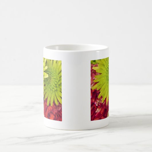 chrysanthemum bloemen koffiemok (Center)