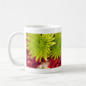 chrysanthemum bloemen koffiemok (Links)
