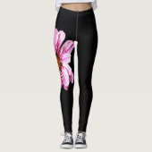 Chrysanthemum bloemenlecnum leggings (Voorkant)