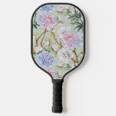 Chrysanthemum Bloementuin Botanisch Pickleball Paddle (Achterkant)