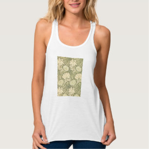 Chrysanthemum Bloempatroon (door William Morris) Tanktop
