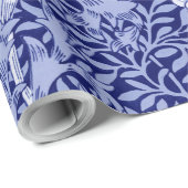 Chrysanthemum Blue, William Morris Cadeaupapier (Rol Hoek)