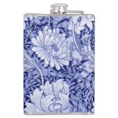 Chrysanthemum Blue, William Morris Heupfles (Achterkant)