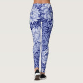 Chrysanthemum Blue, William Morris Leggings (Achterkant)