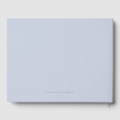 Chrysanthemum botanische outline bruiloft gastenbo gastenboek (Achterkant)