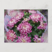 Chrysanthemum Bouquet Briefkaart (Voorkant)