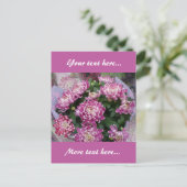 Chrysanthemum Bouquet Post Kaart (Staand voorkant)
