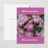 Chrysanthemum Bouquet Post Kaart (Voorkant / Achterkant)