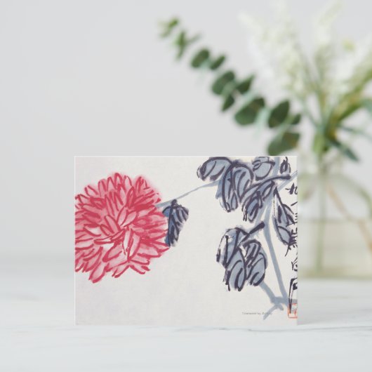 Chrysanthemum Briefkaart (Staand voorkant)