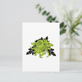 Chrysanthemum Briefkaart (Staand voorkant)