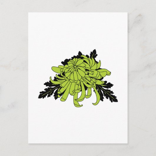 Chrysanthemum Briefkaart (Voorkant)